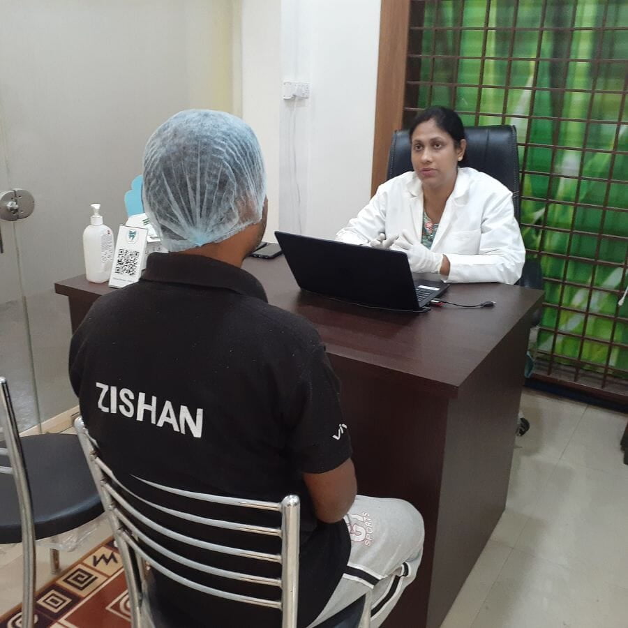 Female dentist